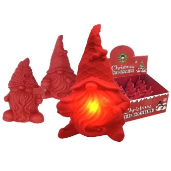 93-3667 ΠΑΚΕΤΟ ΜΕ 12 ΤΜΧ. Gnome Πλαστικός με φως 9x6cm