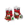 93-3407 Μπότα με Χριστουγεννιάτικη Φιγούρα 30x19cm