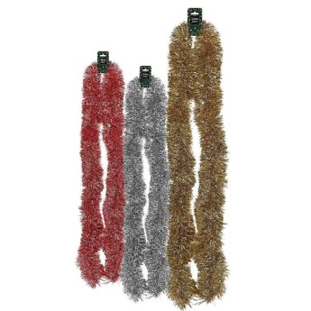 93-1000 ΠΑΚΕΤΟ ΜΕ 12 ΤΜΧ. Γιρλάντα Κλασσική Tinsel o-11cm Y-2m