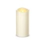 37-490 Κερί LED Κορμός Λευκό Θερμό 15x o7.5cm