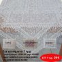 Σετ 7 τμχ. Κεντήματα-Τραπεζοκαρέ 135Χ135-Καρέ 85Χ85-Σεμέν 40Χ85-2 πετσετάκια 60Χ60 και 2 πετσετάκια 40Χ40 σε διάφορα χρώματα
