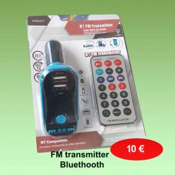 FM Transmitter με Bluethooth σύνδεση