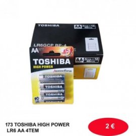 173 TOSHIBA HIGH POWER LR6 AA ΣΕΤ 4 ΤΜΧ.